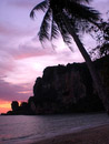 Abenddämmerung am Tonsai Beach